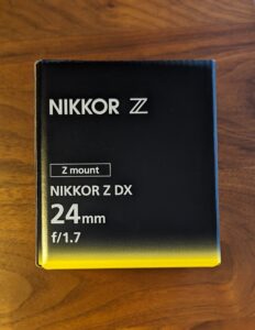 NIKKOR Z DX 24mm f/1.7